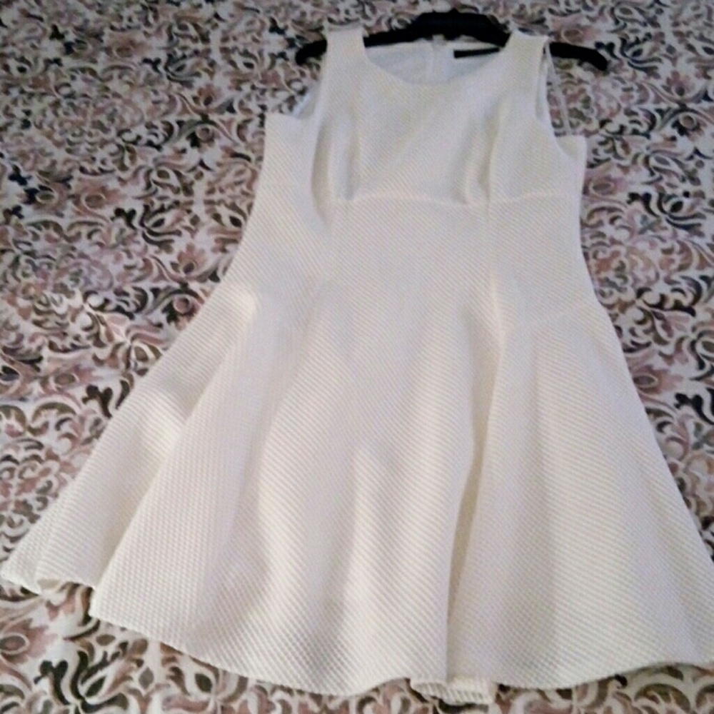 Ivanka Trump knit drop waist fit & flare dress